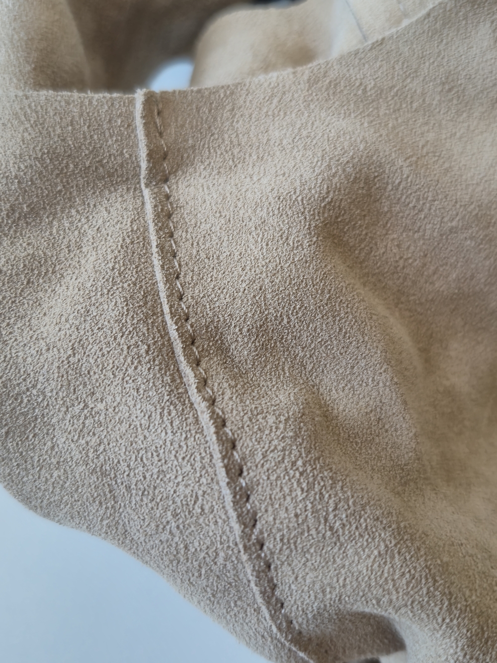Anita Bilardi Tan Suede Espadrille Bucket, Shoulder, Bag Italy, Quiet Luxury - Picture 10 of 15